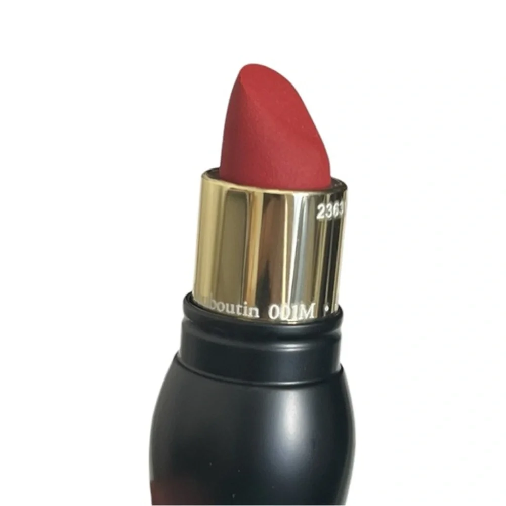 Christian Louboutin NWT‎ Rouge 001M Velvet Matte Lipstick Red Beauty